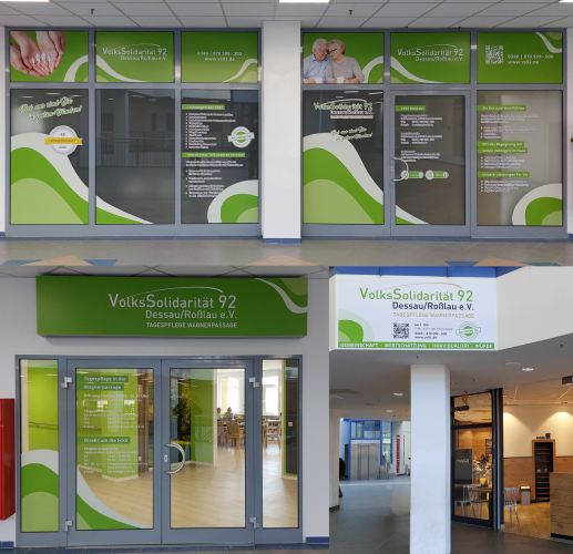 Außenwerbung Wagnerpassagen VS92