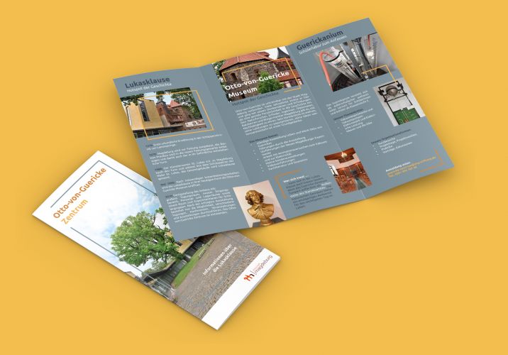 Flyergestaltung Otto-von-Guericke Zentrum in Magdeburg
